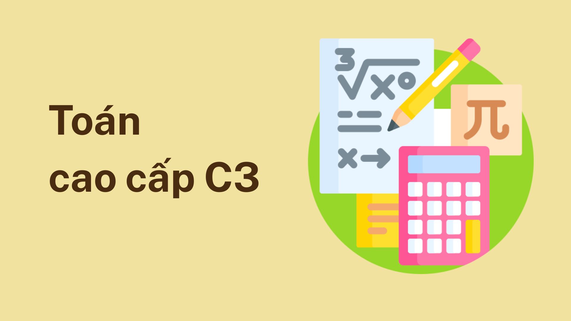 Toán cao cấp C3